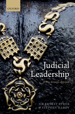 Judicial Leadership (eBook, PDF) - Ryder, Ernest; Hardy, Stephen