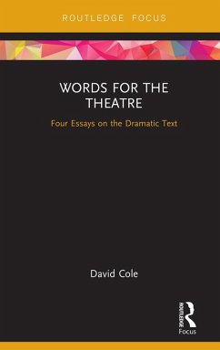 Words for the Theatre (eBook, ePUB) - Cole, David