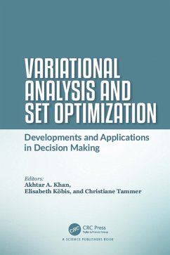Variational Analysis and Set Optimization (eBook, ePUB)
