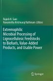 Extremophilic Microbial Processing of Lignocellulosic Feedstocks to Biofuels, Value-Added Products, and Usable Power