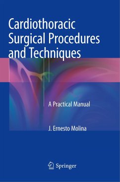 Cardiothoracic Surgical Procedures and Techniques - Molina, J. Ernesto