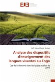 Analyse des dispositifs d'enseignement des langues vivantes au Togo