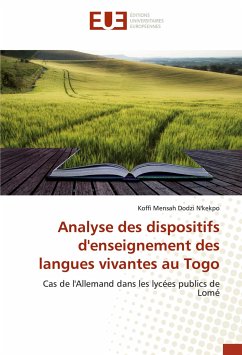 Analyse des dispositifs d'enseignement des langues vivantes au Togo - N'kekpo, Koffi Mensah Dodzi