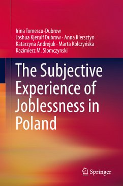The Subjective Experience of Joblessness in Poland (eBook, PDF) - Tomescu-Dubrow, Irina; Dubrow, Joshua Kjerulf; Kiersztyn, Anna; Andrejuk, Katarzyna; Kołczyńska, Marta; Slomczynski, Kazimierz M.