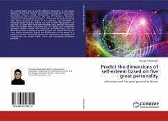 Predict the dimensions of self-esteem based on five great personality