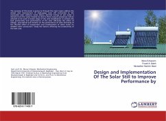 Design and Implementation Of The Solar Still to Improve Performance by