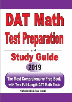 DAT Math Test Preparation and study guide - Smith, Michael; Nazari, Reza