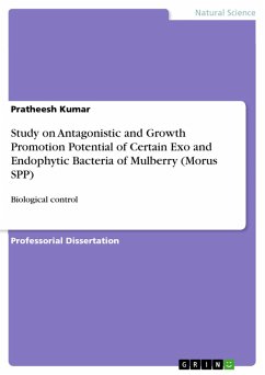 Study on Antagonistic and Growth Promotion Potential of Certain Exo and Endophytic Bacteria of Mulberry (Morus SPP) (eBook, PDF) - Kumar, Pratheesh