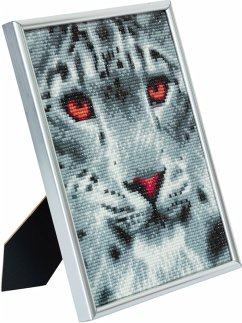 Cover Craft Buddy CAM-15 - Snow Leopard, 21x25cm Picture Frame Crystal Art, Diamond Painting
