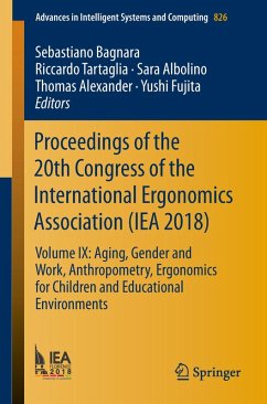 Proceedings of the 20th Congress of the International Ergonomics Association (IEA 2018) (eBook, PDF)