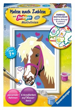 Ravensburger Malen nach Zahlen 27693 - Liebes Pferd - Kinder ab 7 Jahren / Malen nach Zahlen - Jeder kann malen (Mal-Sets), Bildgröße: 8,5 x 12 cm