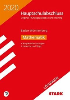 Hauptschule 2020 - Mathematik Lösungen 9. Klasse - Baden-Württemberg