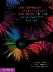 Contemporary International Business in the Asia-Pacific Region - Verbeke, Alain; Roberts, Robin E; Delaney, Deborah; Zámborský, Peter; Enderwick, Peter; Nagar, Swati