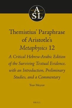 Themistius' Paraphrase of Aristotle's Metaphysics 12 - Meyrav, Yoav