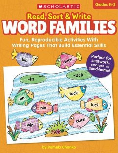 Read, Sort & Write: Word Families - Chanko, Pamela