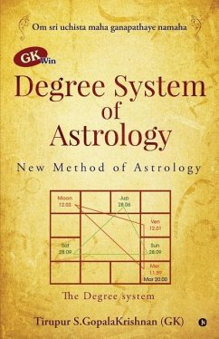 GK win Degree System of Astrology: New Method of Astrology - Tirupur S. Gopalakrishnan(gk)