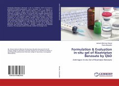 Formulation & Evaluation in-situ gel of Rizatriptan Benzoate by QbD - Kharat, Ashwini Bhimrao;Zainuddin, Rana