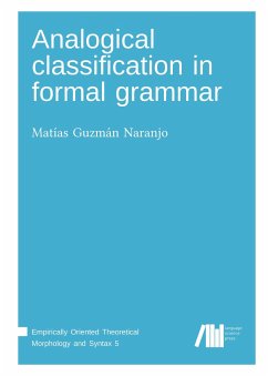 Analogical classification in formal grammar