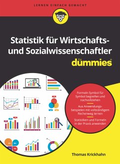 Statistik für Wirtschafts- und Sozialwissenschaftler für Dummies (eBook, ePUB) - Krickhahn, Thomas