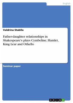 Father-daughter relationships in Shakespeare's plays Cymbeline, Hamlet, King Lear and Othello