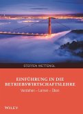 Einführung in die Betriebswirtschaftslehre (eBook, ePUB) Einführung in die Betriebswirtschaftslehre (eBook, ePUB)