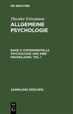 Experimentelle Psychologie und ihre Grundlagen, Teil 1 (eBook, PDF)