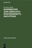 Kommentar zum Gerichtskostengesetz, Nachtrag (eBook, PDF)