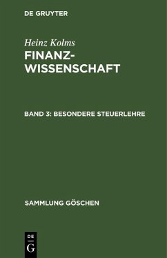 Cover Besondere Steuerlehre (eBook, PDF)