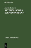 Altenglisches Elementarbuch (eBook, PDF)