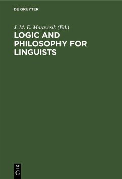 Logic and philosophy for linguists (eBook, PDF)