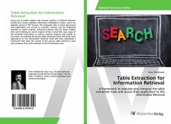 Table Extraction for Information Retrieval