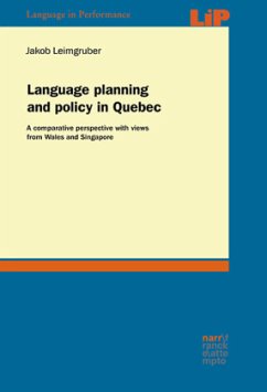 Language planning and policy in Quebec - Leimgruber, Jakob