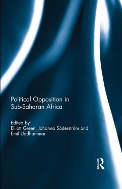 Cover Political Opposition and Democracy in Sub-Saharan Africa (eBook, PDF)