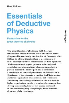 Essentials of Deductive Physics (eBook, ePUB) - Widmer, Hans