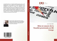 Mise en oeuvre de la fiscalité provinciale en RD Congo - Ngoy Ndjibu, Laurent