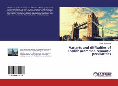 Variants and difficulties of English grammar, semantic peculiarities