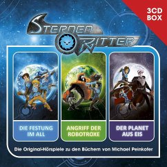 Hörspielbox: Die Festung im All, Angriff der Robotroxe & Der Planet aus Eis / Sternenritter Bd.1-3 (3 Audio-CDs) - Peinkofer, Michael