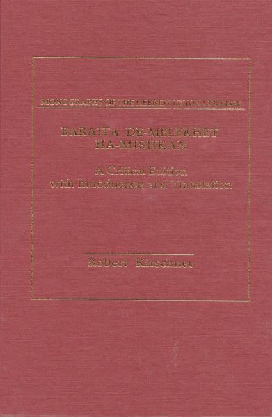 Baraita De-Melekhet Ha-Mishkan (eBook, PDF) Baraita De-Melekhet Ha-Mishkan (eBook, PDF)