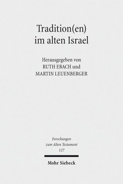 Cover Tradition(en) im alten Israel (eBook, PDF)