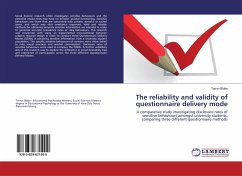 The reliability and validity of questionnaire delivery mode