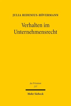 Verhalten im Unternehmensrecht (eBook, PDF) - Redenius-Hövermann, Julia