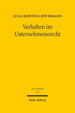 Cover Verhalten im Unternehmensrecht (eBook, PDF)