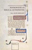 Maimonides as Biblical Interpreter (eBook, PDF)