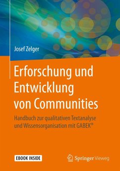 Erforschung und Entwicklung von Communities - Zelger, Josef