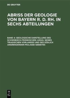 Geologische Darstellung des schwäbisch-fränkischen Juras, seines triadischen Vorlandes und des südlich angrenzenden Molasse-Gebietes