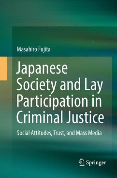 Japanese Society and Lay Participation in Criminal Justice - Fujita, Masahiro