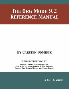 The Org Mode 9.2 Reference Manual - Dominik, Carsten