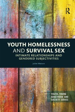 Youth Homelessness and Survival Sex - Watson, Juliet