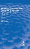 A Critical Edition of Alexander's Ross's 1647 Mystagogus Poeticus, or the Muses Interpreter
