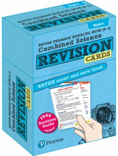 Pearson REVISE Edexcel GCSE Combined Science (Higher): Revision Cards incl. online revision and quizzes - for 2025 and 2026 exams